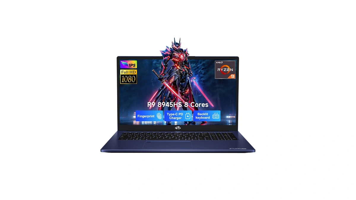 Nimo 17.3" Gaming Laptop, Amd Ryzen 9 8945hs (8c/16t, Up