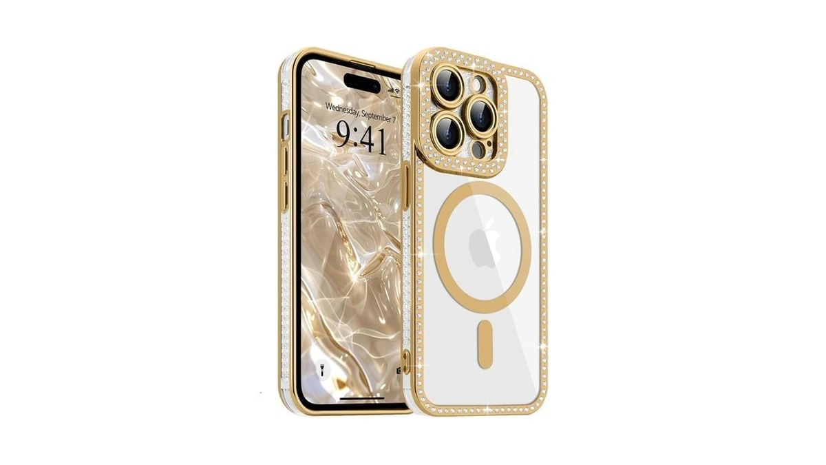 Rosehui Magnetic Clear Phone Case For Iphone 15 Pro Max,