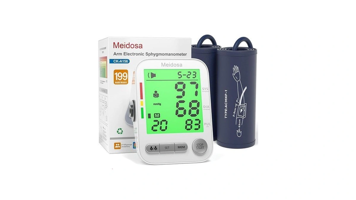 Blood Pressure Monitor For Home Use, Rechargeable Automatic Digital Bp