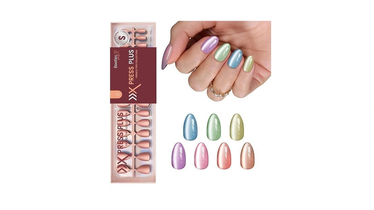 Beetles X Press Cat Eye Nails - Soda Aurora |