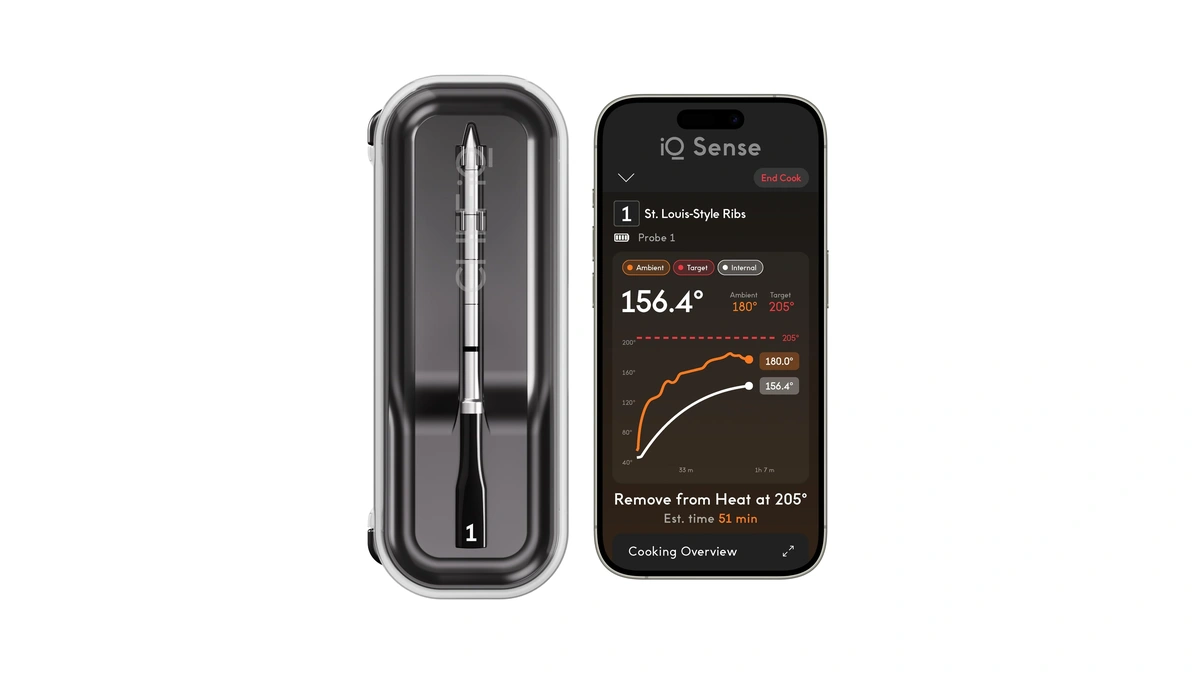 Chef Iq Sense | Smart Wireless Meat Thermometer | Ultra-thin