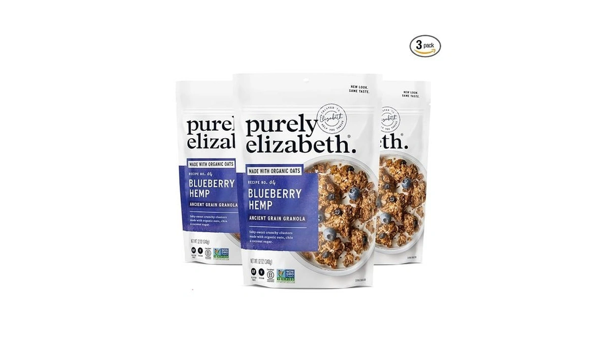 Purely Elizabeth, Blueberry, Ancient Grain Granola, Gluten-free, Non-gmo, 12 Ounce