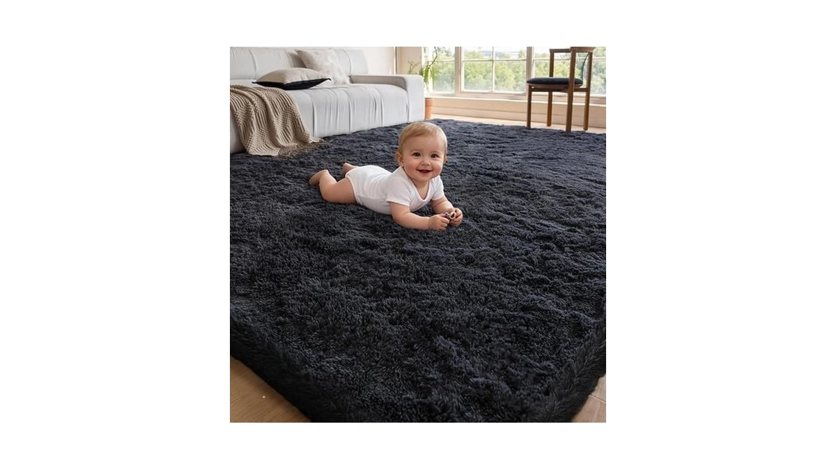 Noifamo 4x6 Area Rugs For Living Room Bedroom,soft Fluffy Shaggy