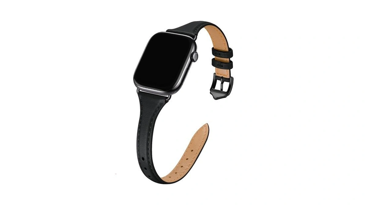 Wfeagl Compatible With Leather Apple Watch Band 41mm 40mm 38mm