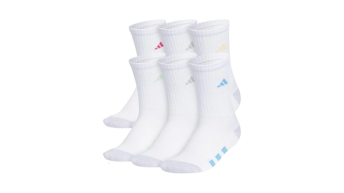 Adidas Unisex Kids Crew Socks For Boys And Girls Youth