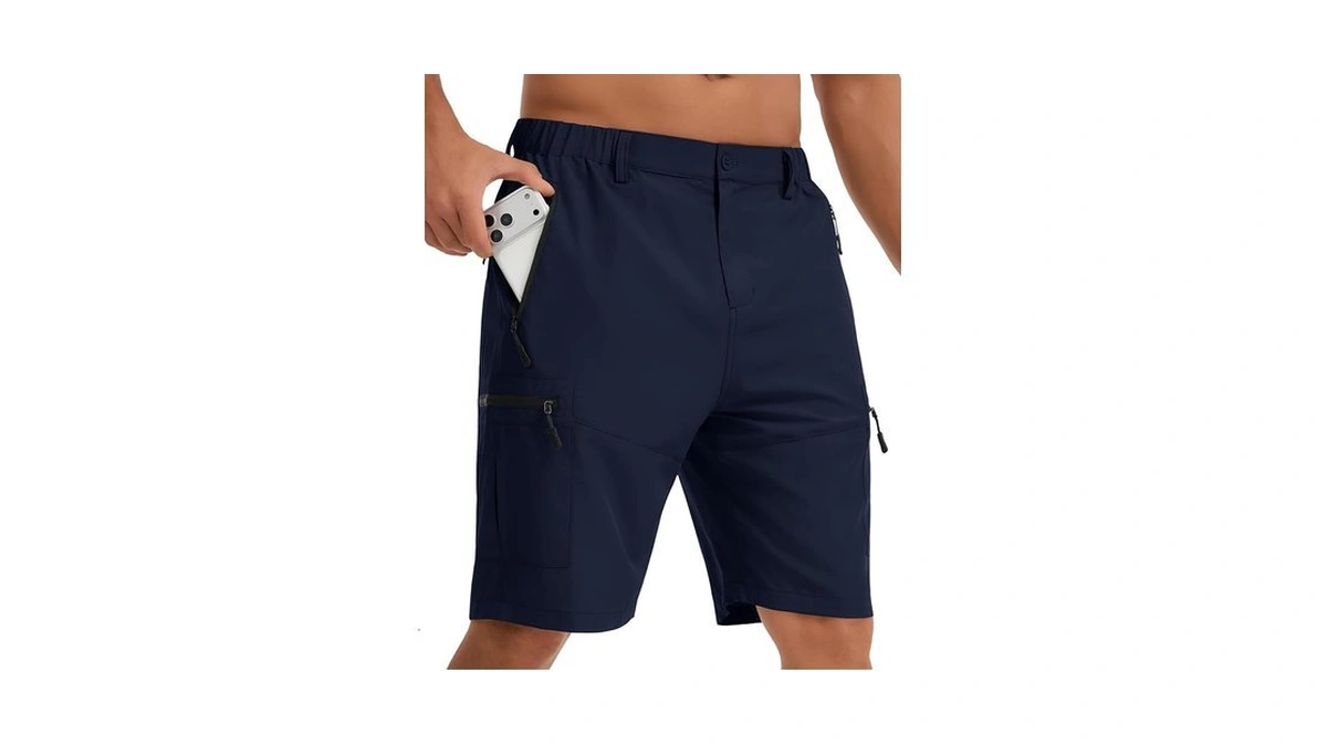 Uumiaer Men's Hiking Cargo Shorts 9" Lightweight Quick Dry Outdoor