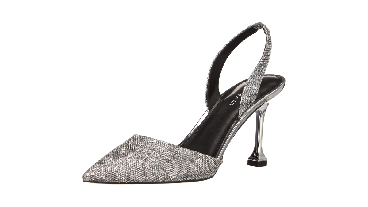 Marc Fisher Women's Hadya2 Pump, Silver, 8.5