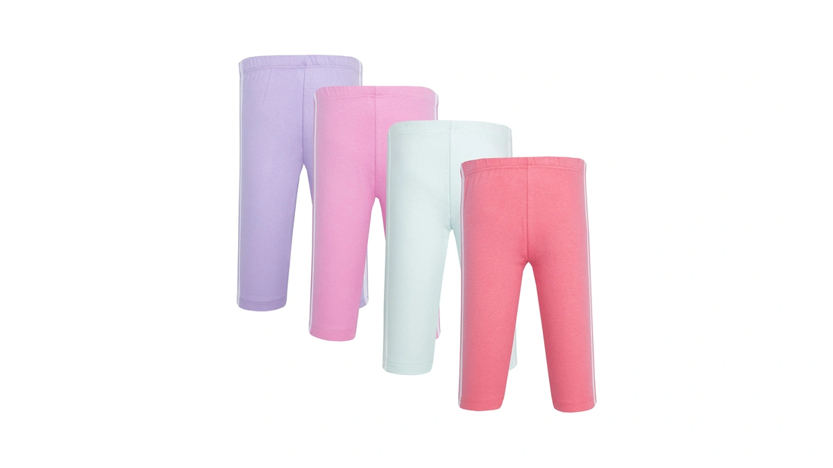 Hudson Baby Unisex Baby Cotton Pants And Leggings, Conch Shell