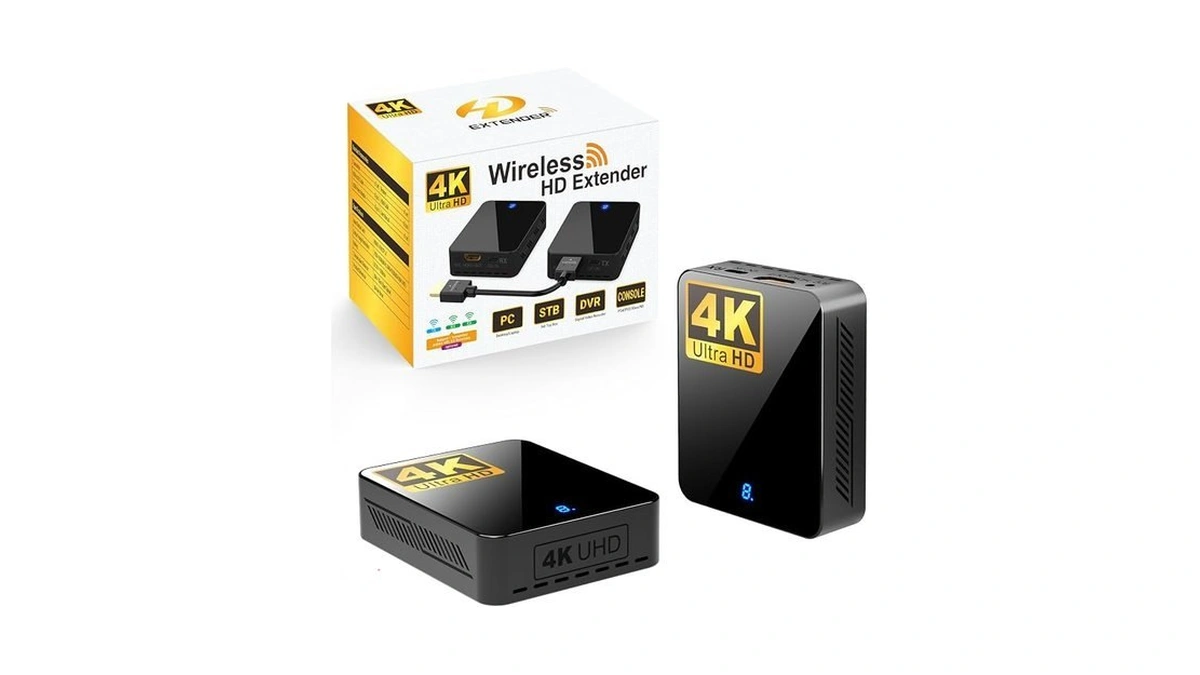 Wireless Hdmi Transmitter And Receiver 4k Bin-910, 400ft/120m Long Range,