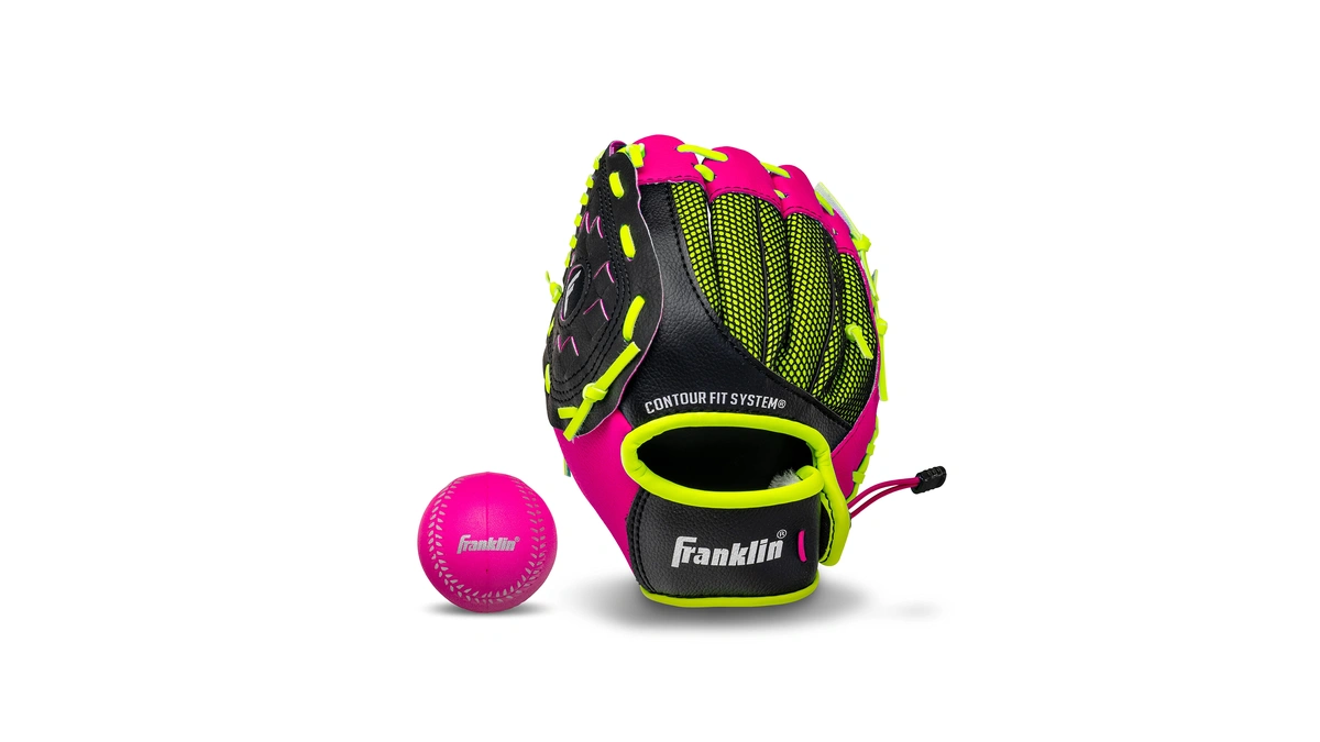 Franklin Sports Neo-grip Teeball Gloves Pink