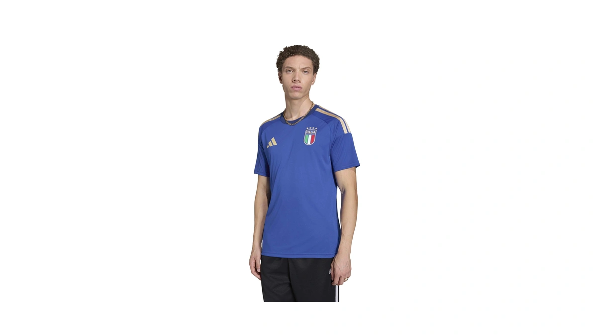 Adidas Men's Italy 2026 Home Fan Jersey, Bold Blue, Medium