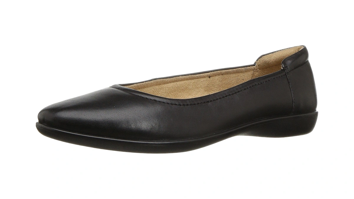 Naturalizer Womens Flexy Comfortable Slip On Round Toe Ballet Flats