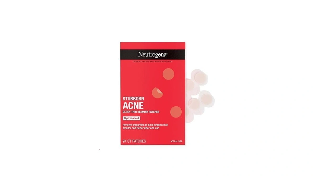 Neutrogena Stubborn Acne Patches, Hydrocolloid Absorbs Impurities Ultra-thin Pimple Patches