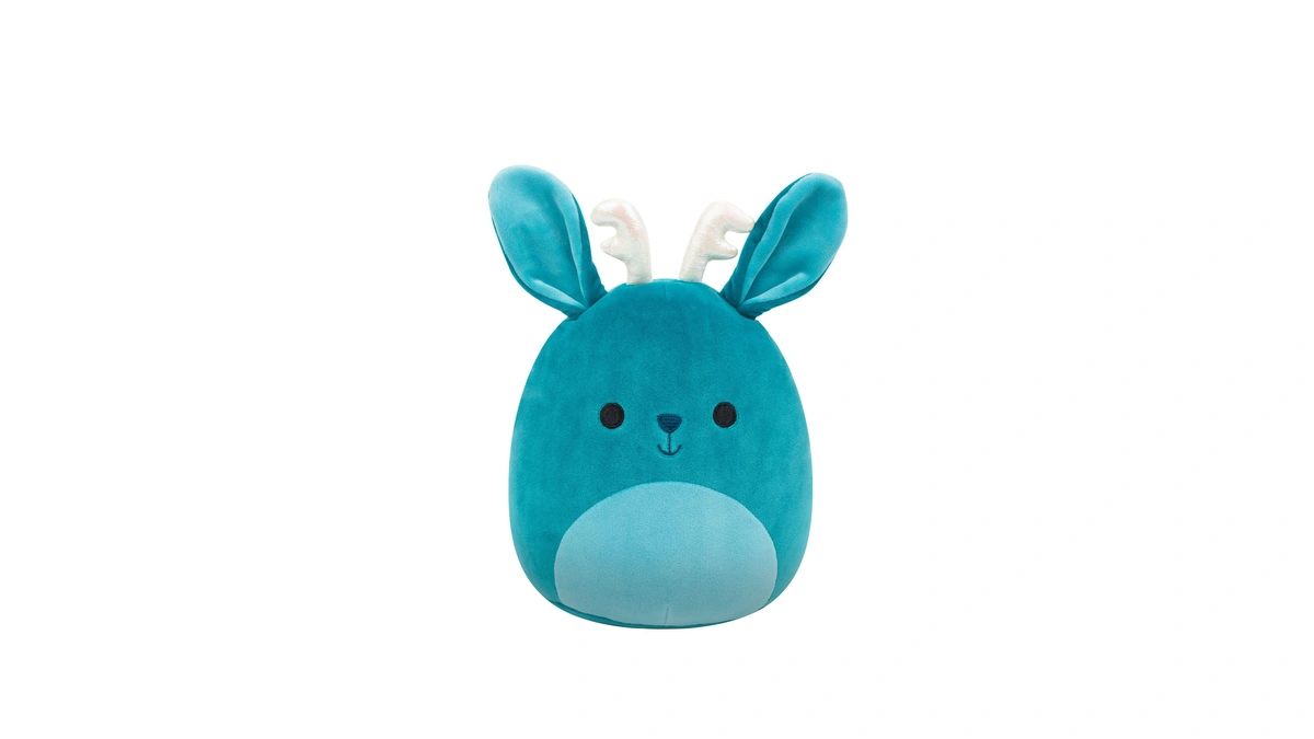 Squishmallows Original 8in Aspen The Sea Green Jackalope With Iridescent