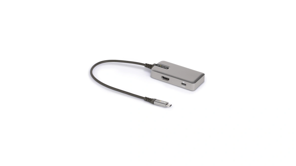 Startech 4-in-1 Usb-c Hub, 4k 60hz Hdmi, Alt-mode, 100w Pd,