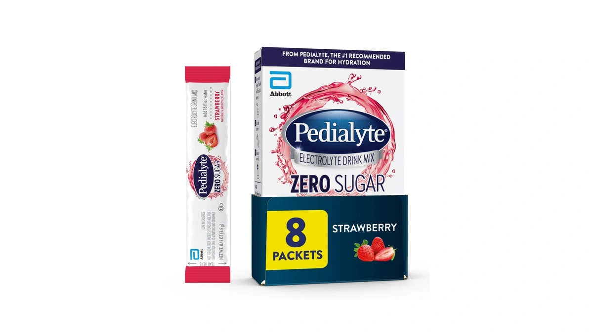 Pedialyte Electrolyte Drink Mix With Zero Sugar | Hydration With