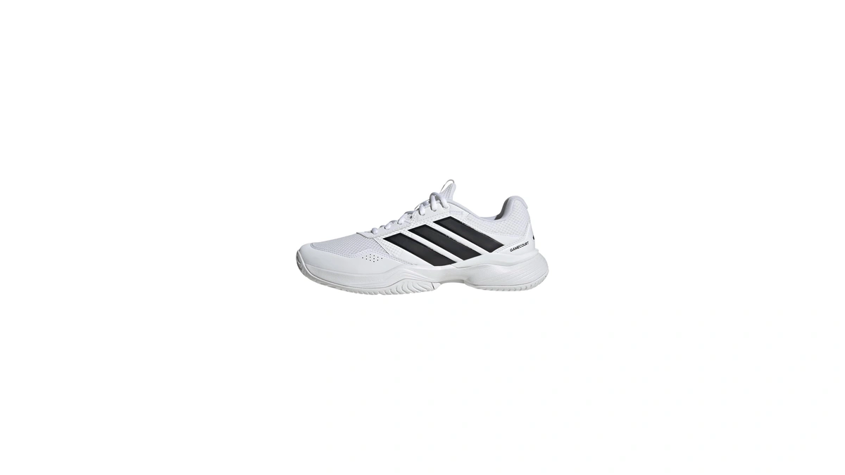 Adidas Men's Gamecourt 3 All Court Tennis, Whiteblackblack, 13