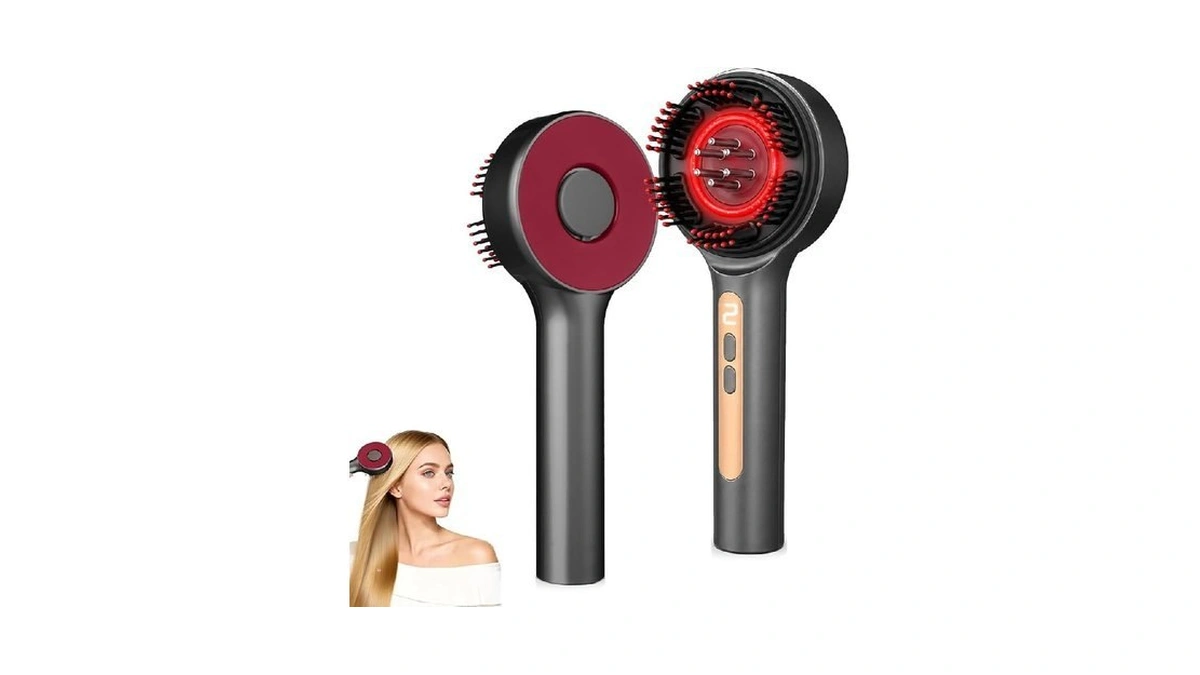 Gewaizhuan Electric Scalp Massager, Rechargeable 3-in-1 Hair Oil Applicator, Ipx7