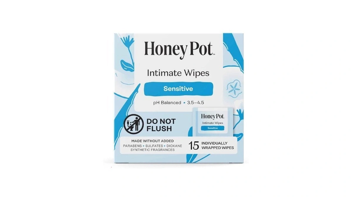 The Honey Pot Company - Feminine Wipes - Sensitive -