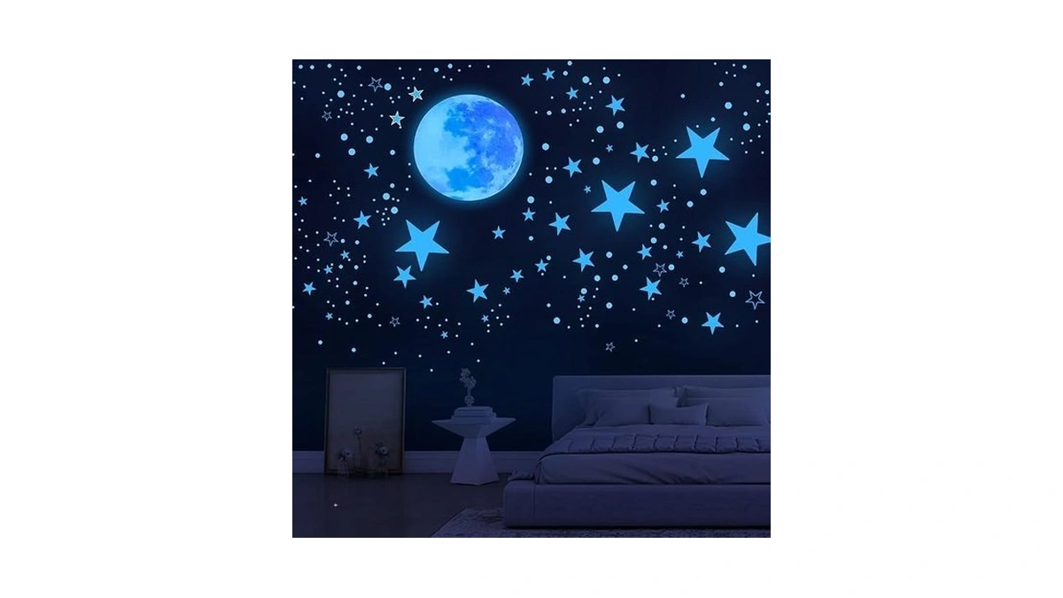 Glow In The Dark Stars For Ceiling,star Decorations For Bedroom,kids