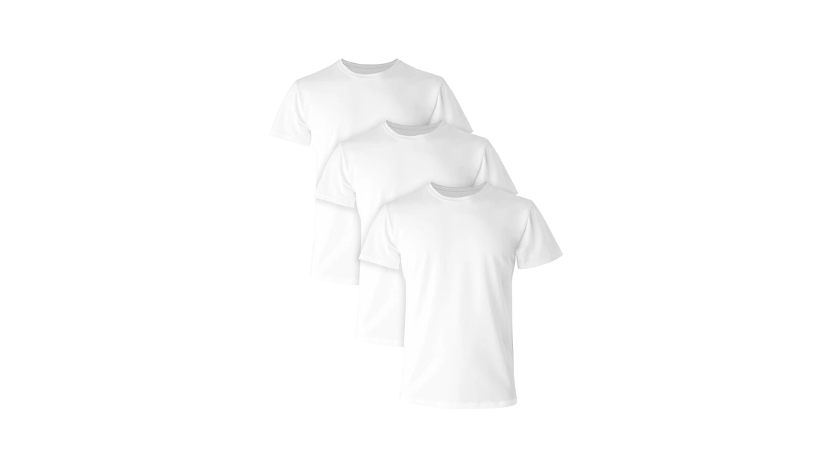 Hanes Ultimate Men's Undershirts T-shirt Pack, 3-pack, Ultimate Comfort Fit