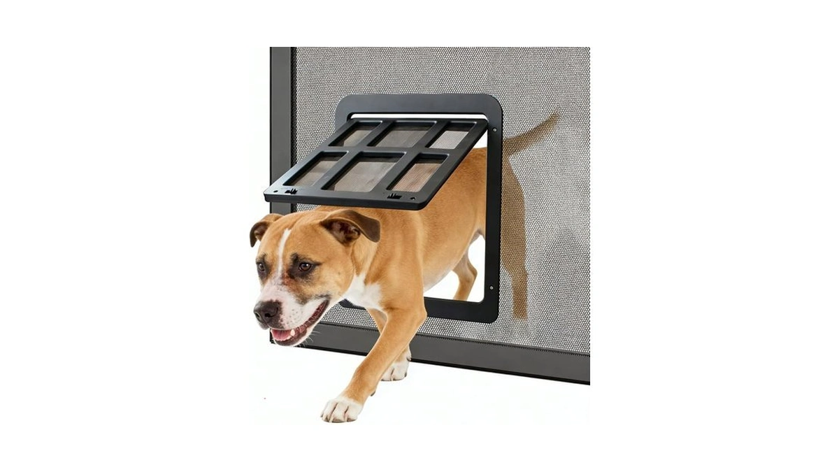 Enjoying Dog Door For Screen Doors, Passage Opening 11.2" X