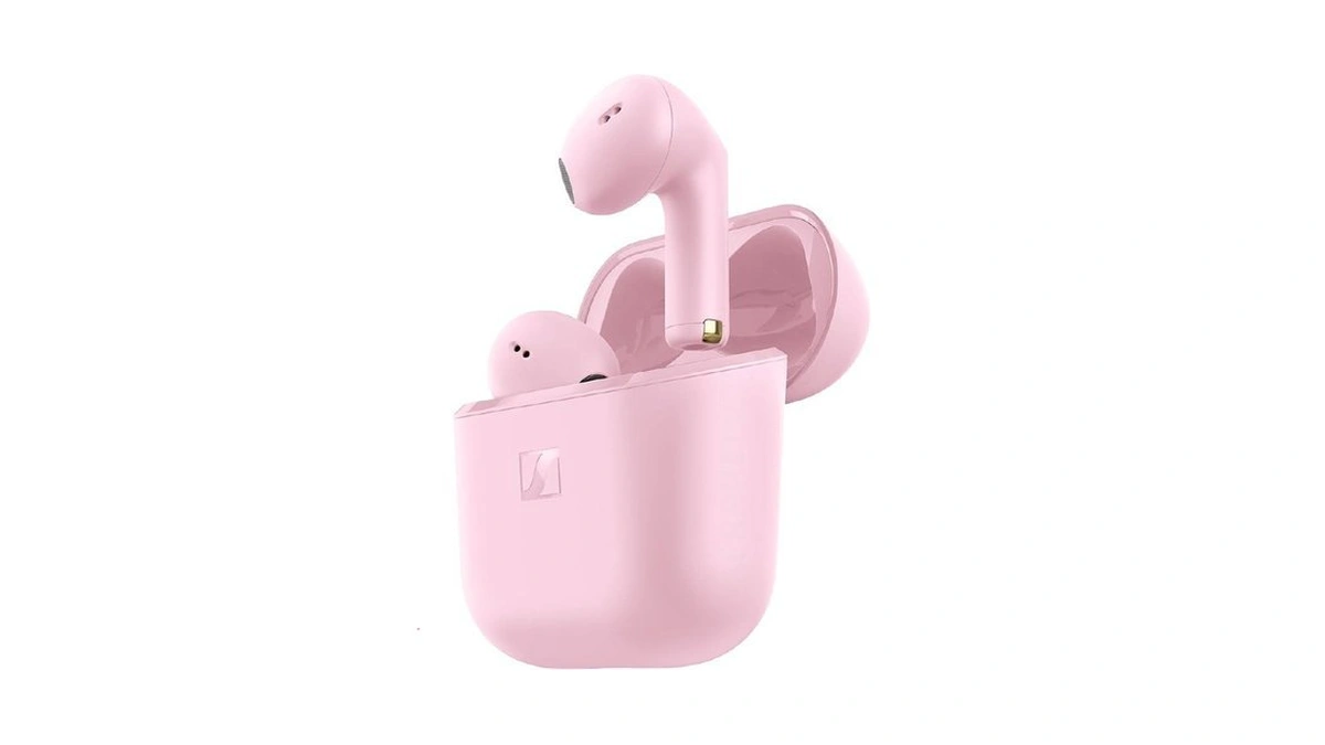 Sennheiser Accentum Open Wireless Earbuds, 28hr Battery, Usb-c, Pink