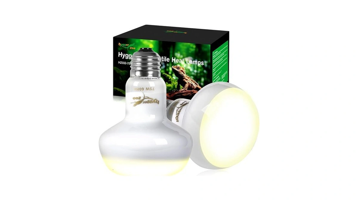 Hygger Zoo Reptile Heat Lamp Bulbs 75w (2-pack) – Efficient