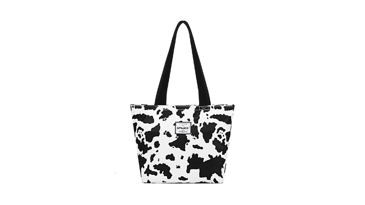 Hawee Tote Bag With Zipper For Women Inside Mesh Pocket