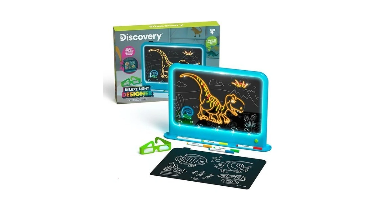 Discovery™ Deluxe Light Designer 6-in-1 Art Board – Includes 3d