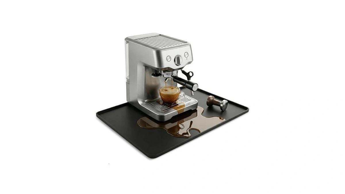 Zjwzlg Silicone Coffee Mat For Countertop, 24x16 Inch - Heat