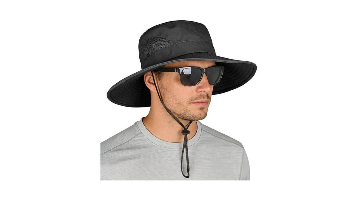 Zooron Sun Hats For Men Women, Wide Brim Safari Hats