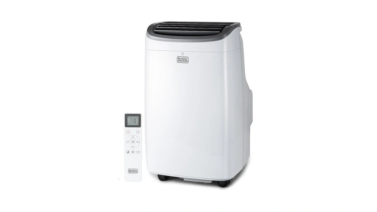 Black+decker Portable Air Conditioner, 9,000 Btu, Bpact08wt, White