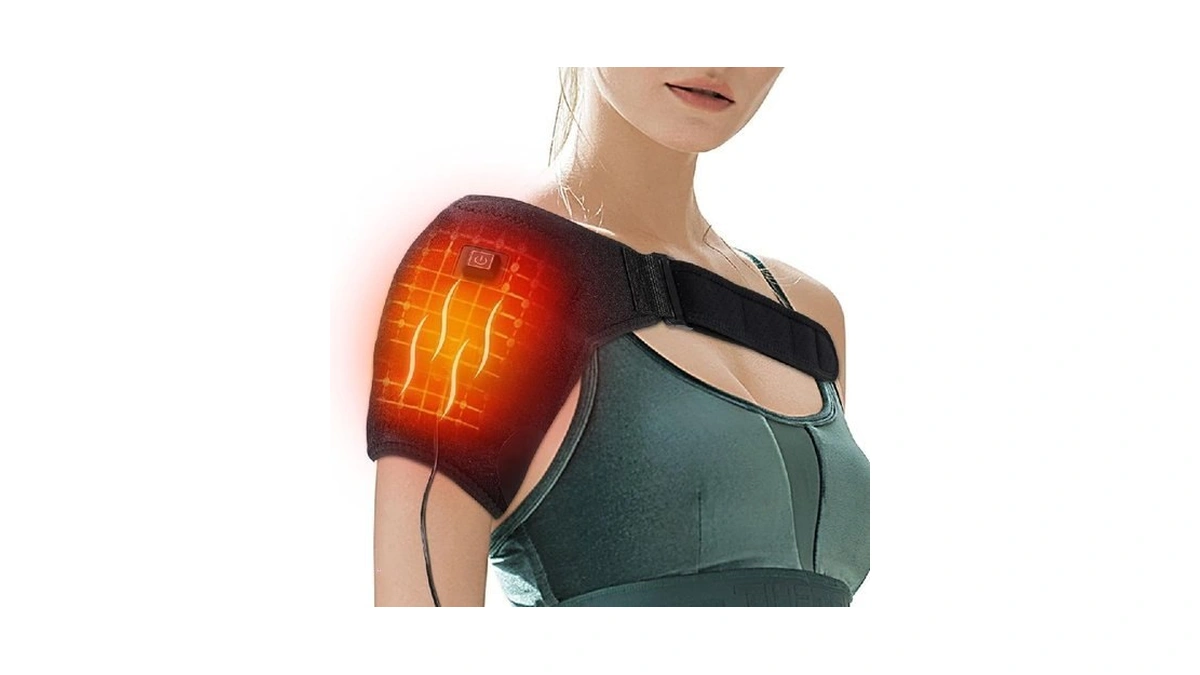 Motayu Shoulder-heating-pad-heated-wrap - 3 Heat Levels Heating Pad For Shoulder