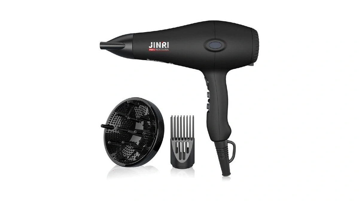 Jinri Hair Dryer, 1875w, 3 Heat & 2 Speed, With