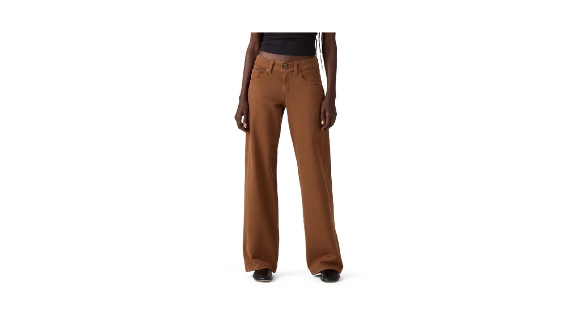 Levi's Women's Superlow Jeans, Washed Bison (twill - Non Stretch),