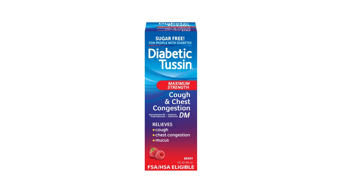 Diabetic Tussin Dm Max Strength Cough & Chest Congestion Relief,