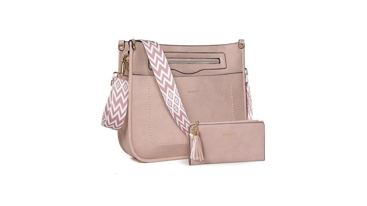 Tantomi 2pcs Crossbody Bags For Women, Vegan Leather Purses For
