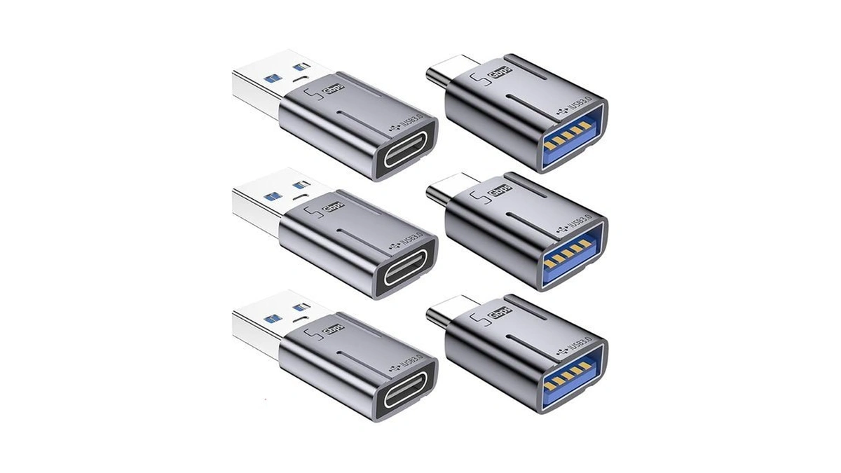 Areme Usb Male To Usb C Female Adapter, Type C