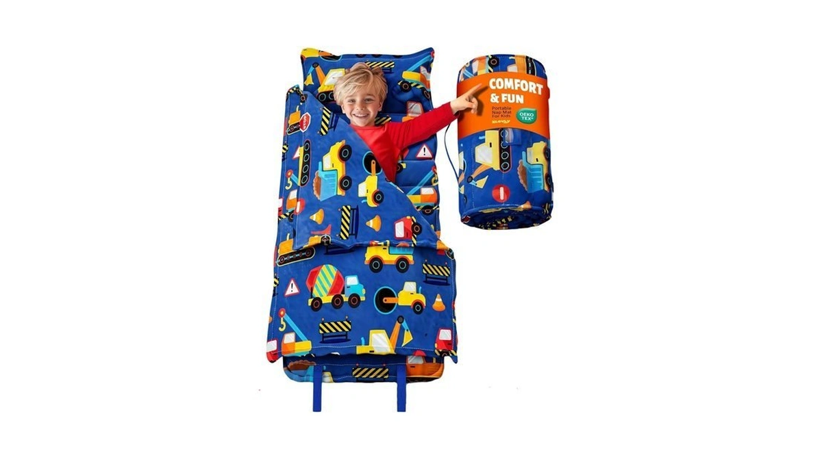 Nap Mats For Preschool Ages 3-5 | Toddler Sleep Mat