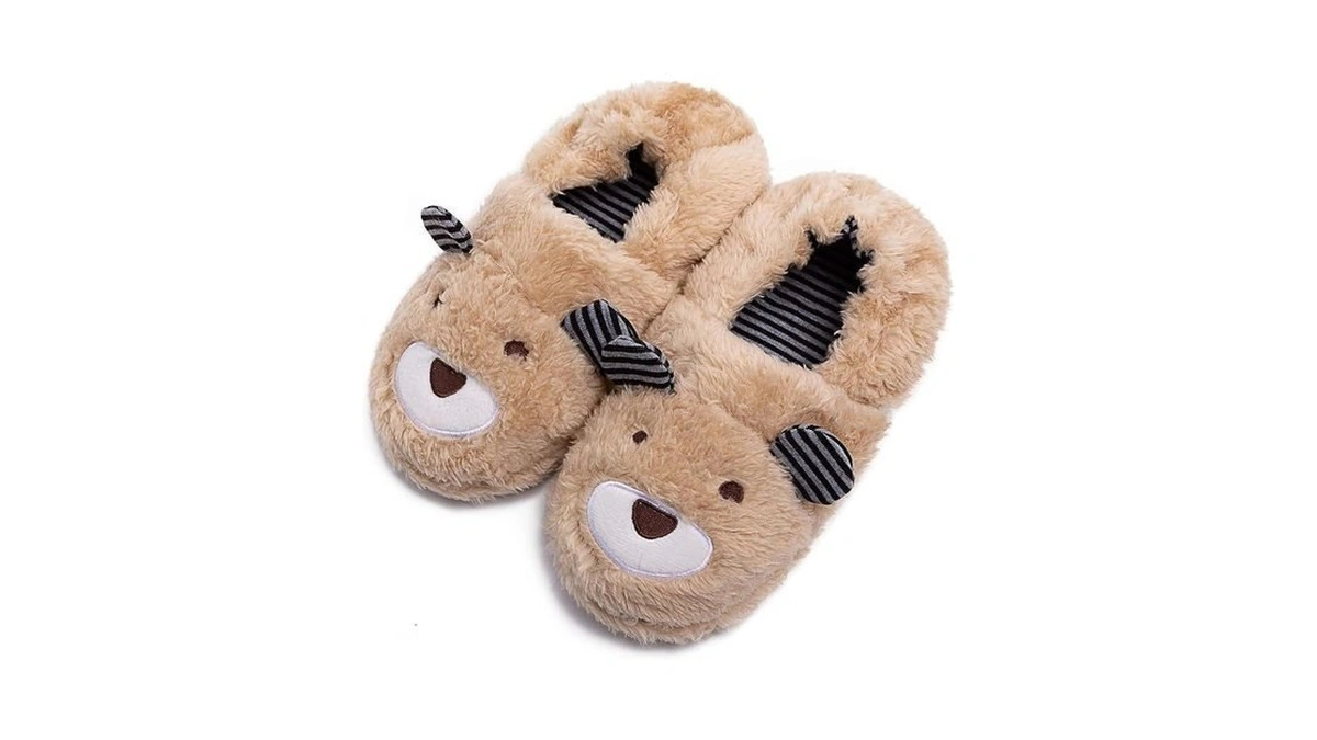 Eccbox Toddler Boys Girls Cute Slippers Unicorn Fluffy Fuzzy Winter