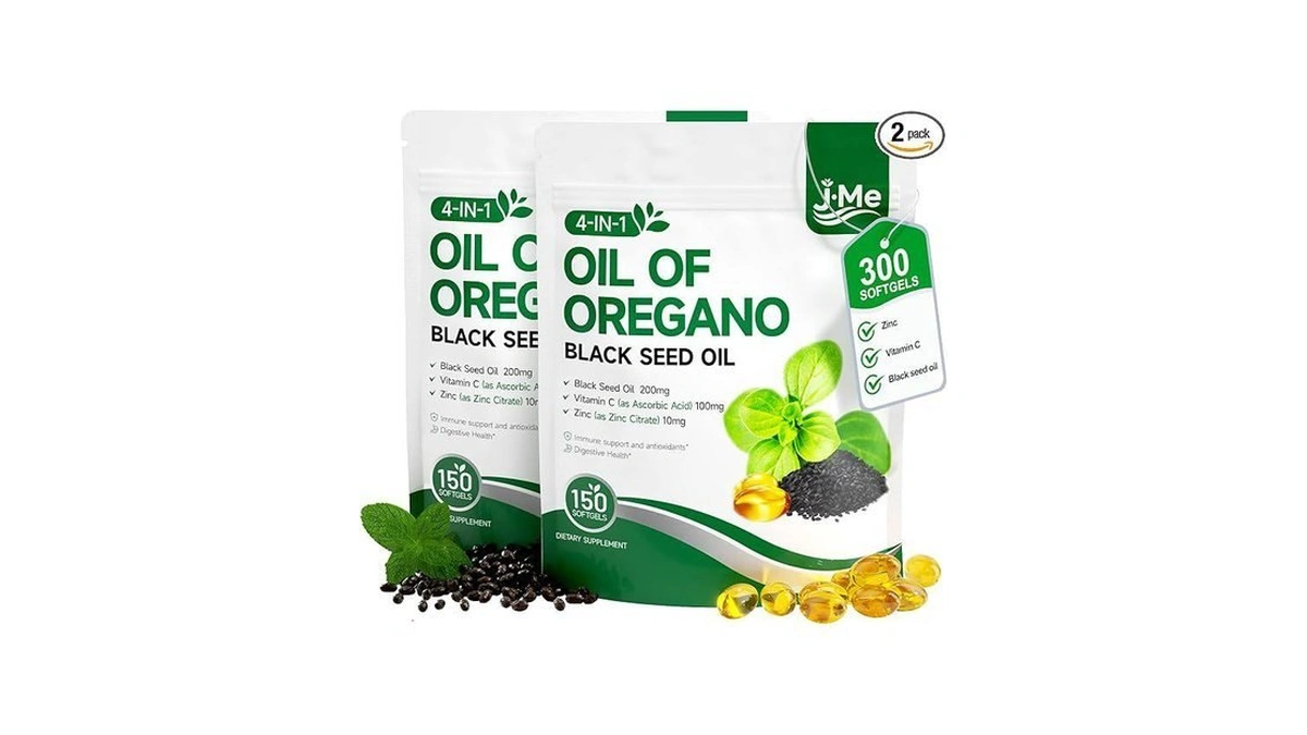 Jme Oil Of Oregano With Black Seed Oil, 4 In