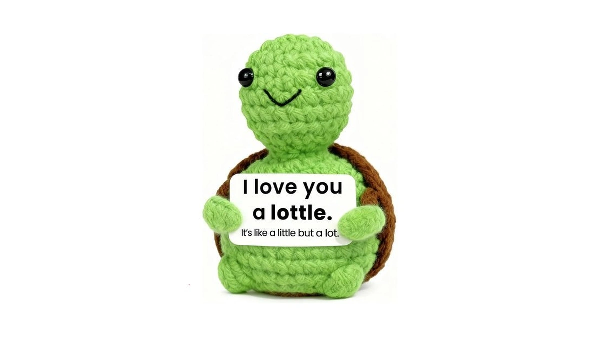 Krinisou I Love You Turtle Gift For Girlfriend Boyfriend, Cute