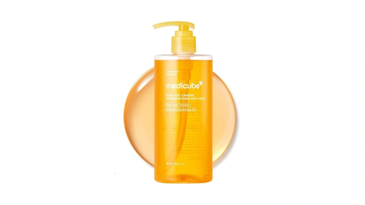 Medicube Kojic Acid Turmeric Brightening Body Wash | Gentle Shower