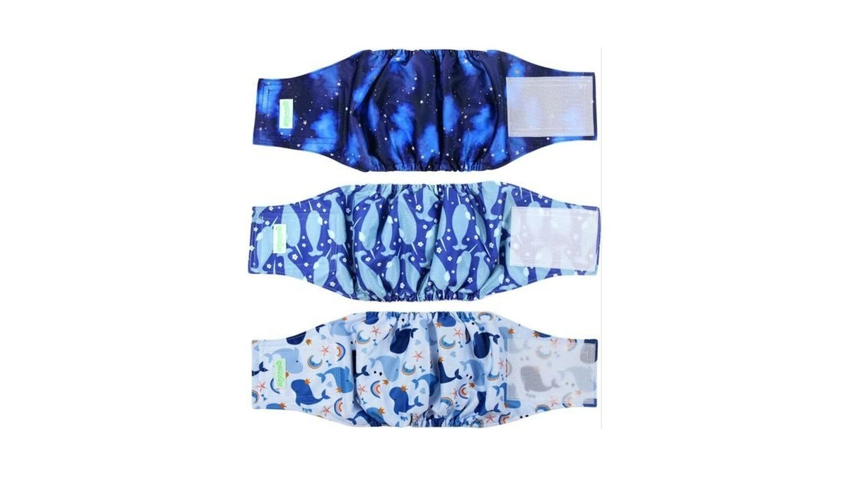 Wegreeco Washable Male Dog Belly Band (stylish Pattern)- Pack Of