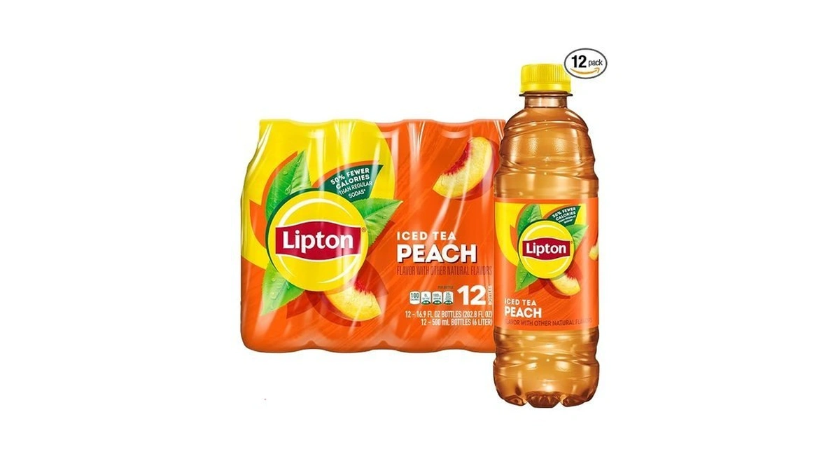 Lipton Peach Iced Tea, 16.9 Fl Oz Bottles (pack Of