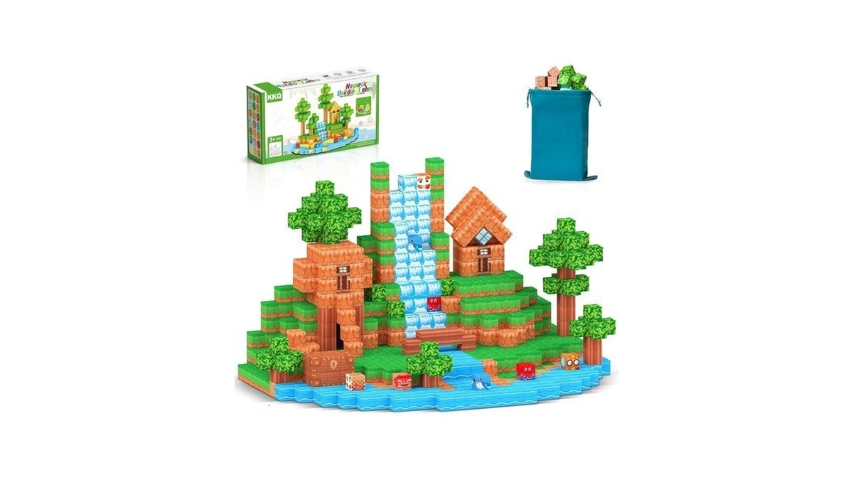 Kkq 100pcs Magnetic Blocks,stem Building Toys For Boys 3+,toddler Sensory