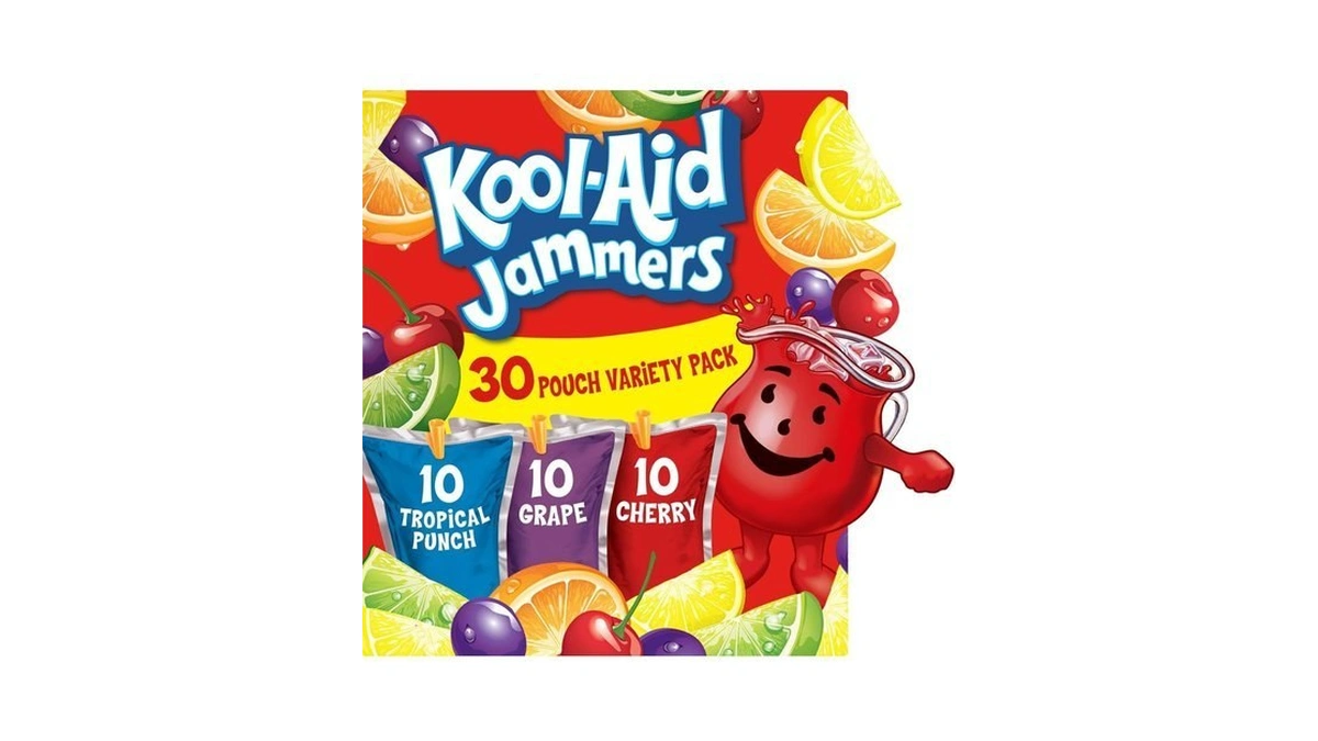 Kool-aid Jammers Drink, 30 Pouches, For School Lunches And On-the-go