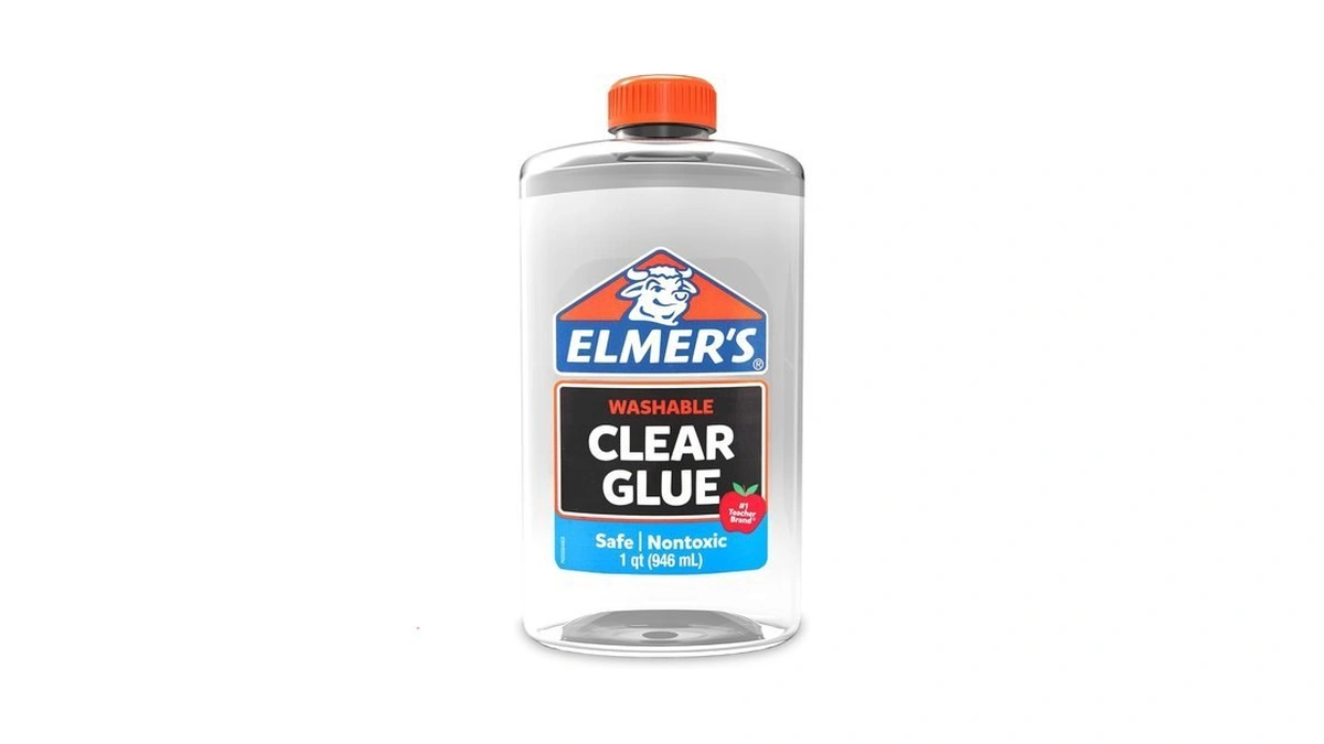 Elmer's Clear Liquid School Glue, Washable, Safe, Nontoxic, 32 Ounces