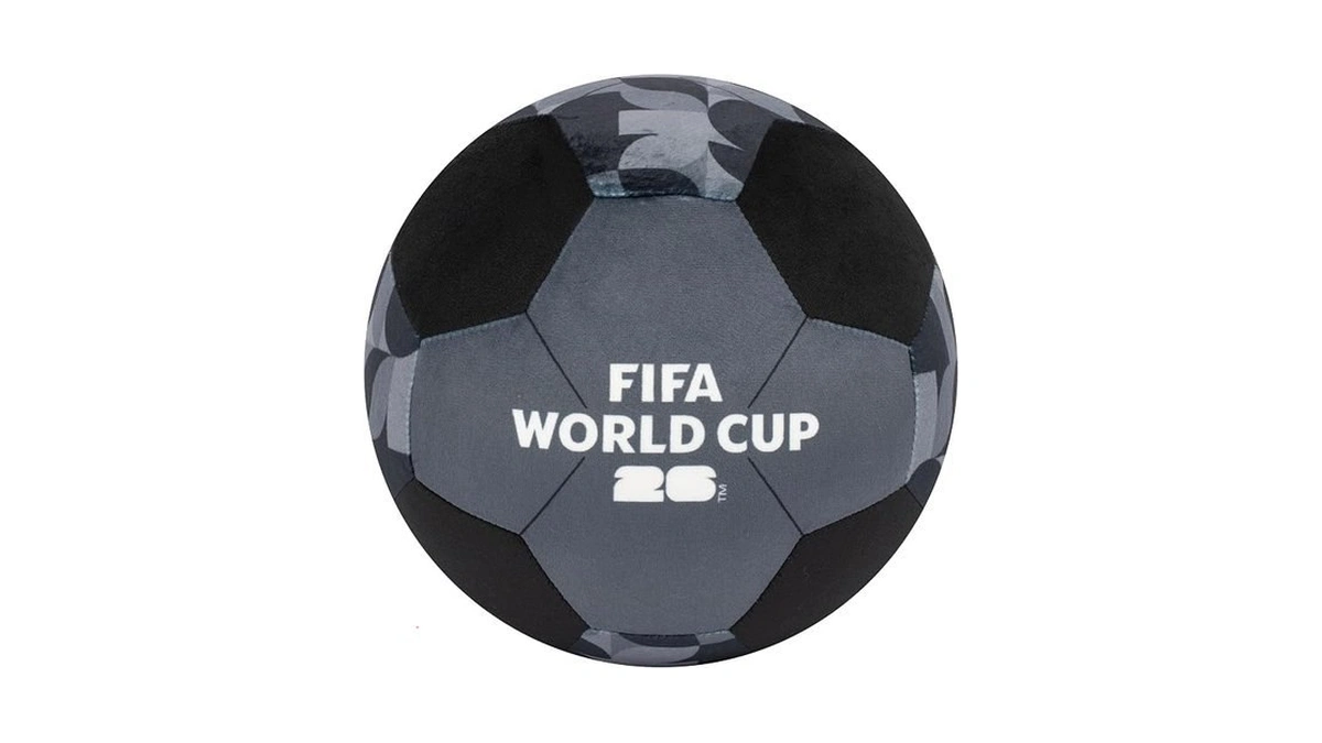 Jazwares Fifa® World Cup 2026 9-inch Black Plush Soccer Ball